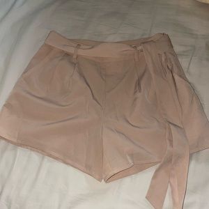 Lauren Conrad Tan Shorts with belt